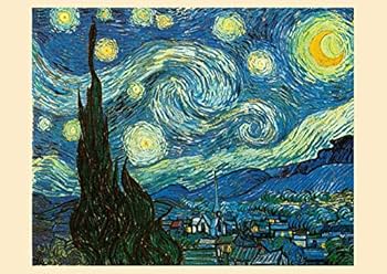 Amazon.co.jp: BiblioArt Series V．V．ゴッホ『星月夜-糸杉と